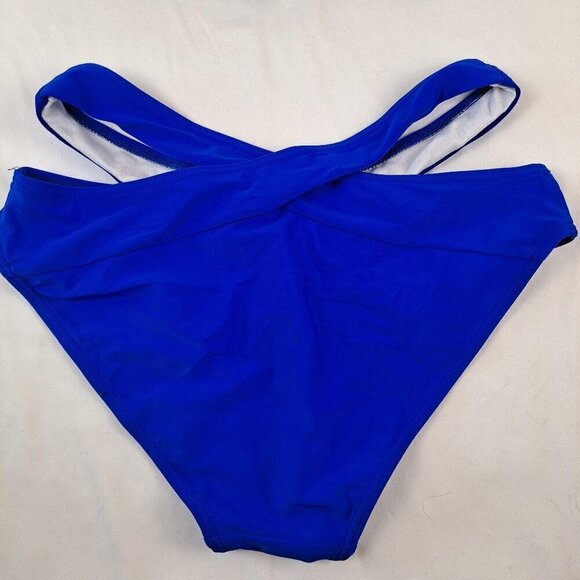 Holipick Size Small Cobalt Blue Bikini CutOut on Bottoms Ties on Bikini Top NWT - Picture 6 of 15